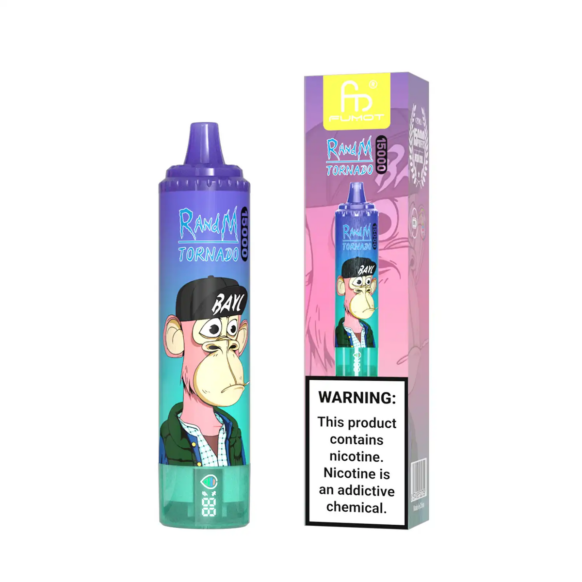 RandM Tornado Vape 15000 – Tornado Vape 15000 - Strawberry Banana