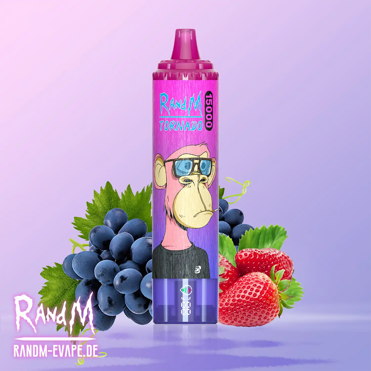 RandM Tornado Vape 15000 – Tornado Vape 15000 - Strawberry Grape