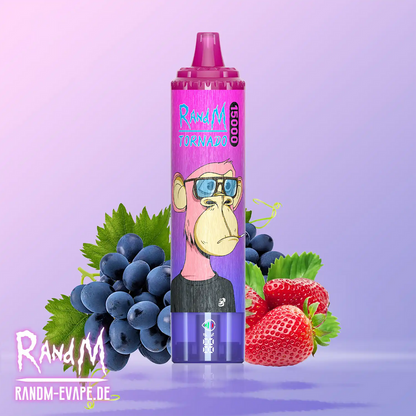 RandM Tornado Vape 15000 – Tornado Vape 15000 - Strawberry Grape