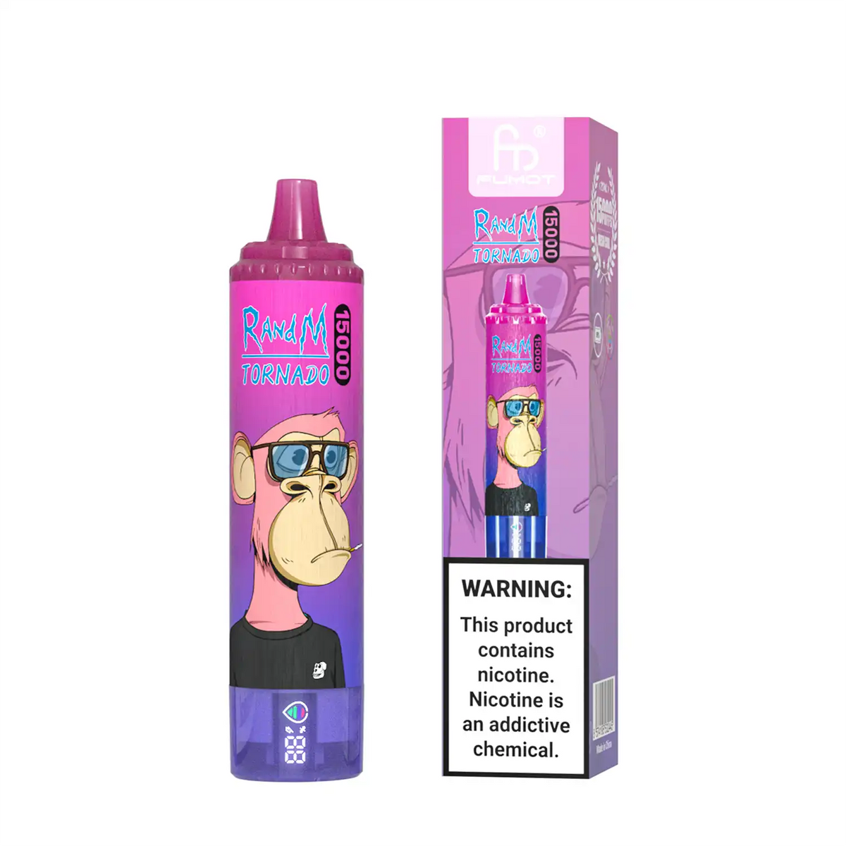 RandM Tornado Vape 15000 – Tornado Vape 15000 - Strawberry Grape