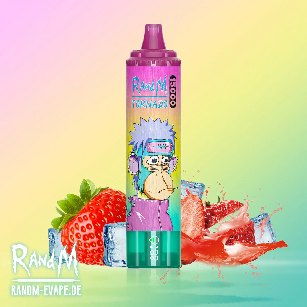 RandM Tornado Vape 15000 – Tornado Vape 15000 - Strawberry Ice