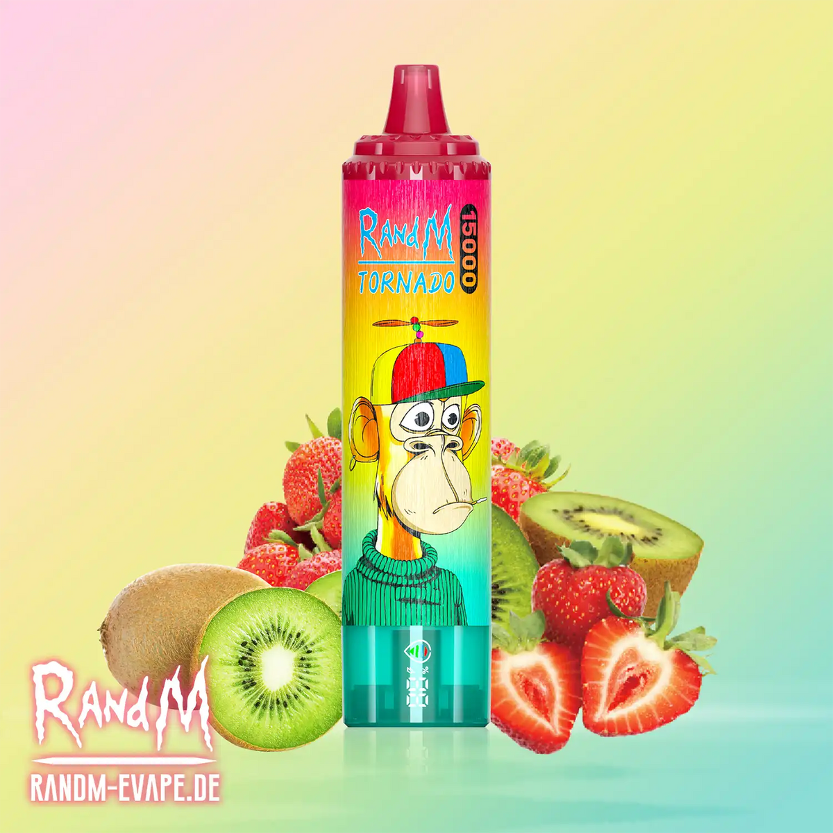 RandM Tornado Vape 15000 – Tornado Vape 15000 - Strawberry Kiwi