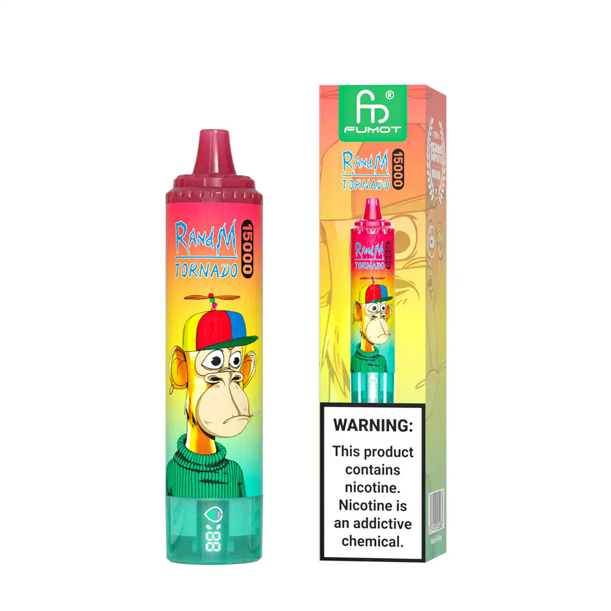 RandM Tornado Vape 15000 – Tornado Vape 15000 - Strawberry Kiwi