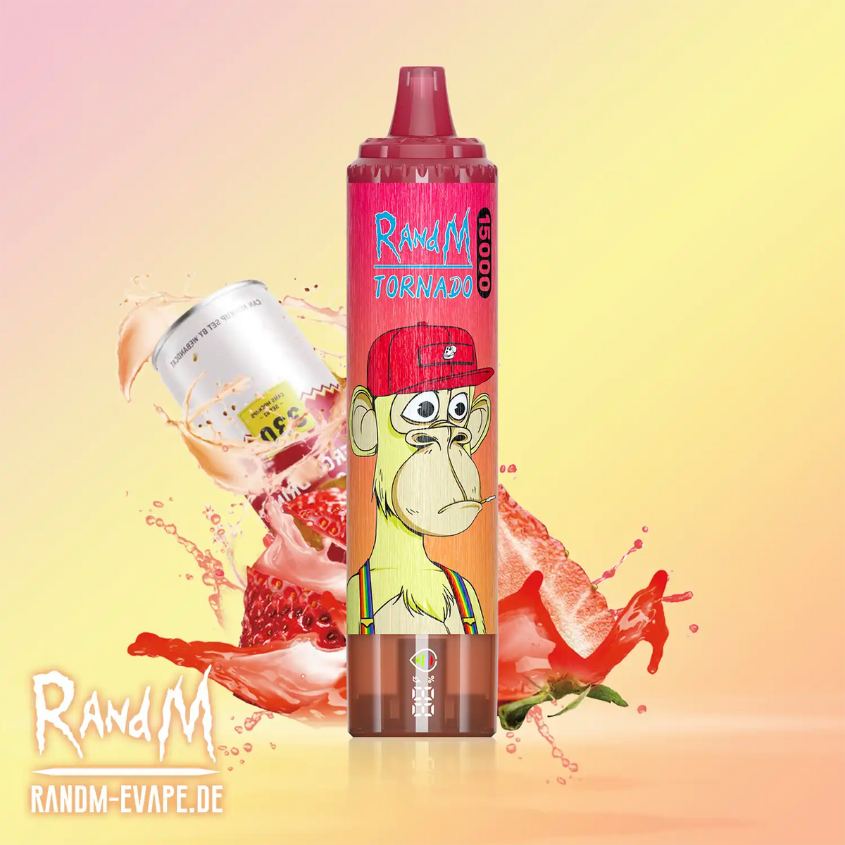 RandM Tornado Vape 15000 – Tornado Vape 15000 - Strawberry Energy