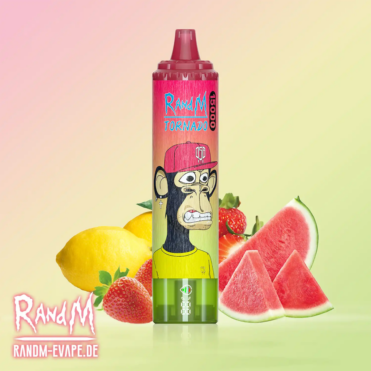 RandM Tornado Vape 15000 – Tornado Vape 15000 - Strawberry Watermelon Lemonade