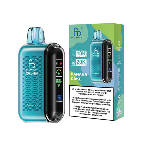 Fumot Tornado Vape 20000 – Fumot Tornado Vape 20000 - Banana Cake