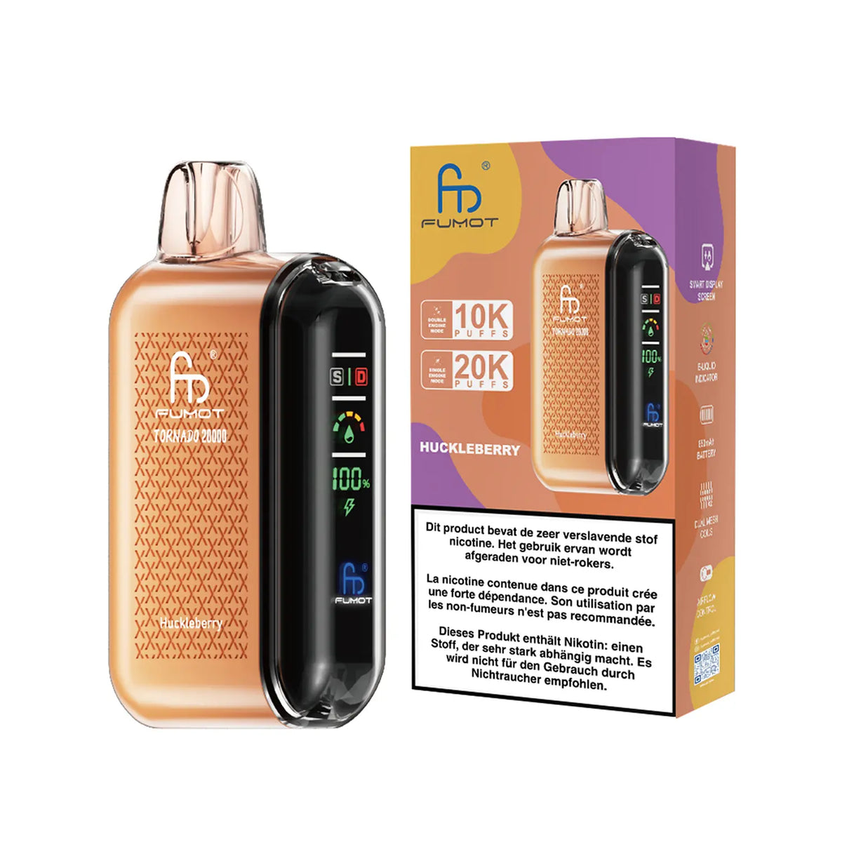 Fumot Tornado Vape 20000 – Fumot Tornado Vape 20000 - Huckleberry