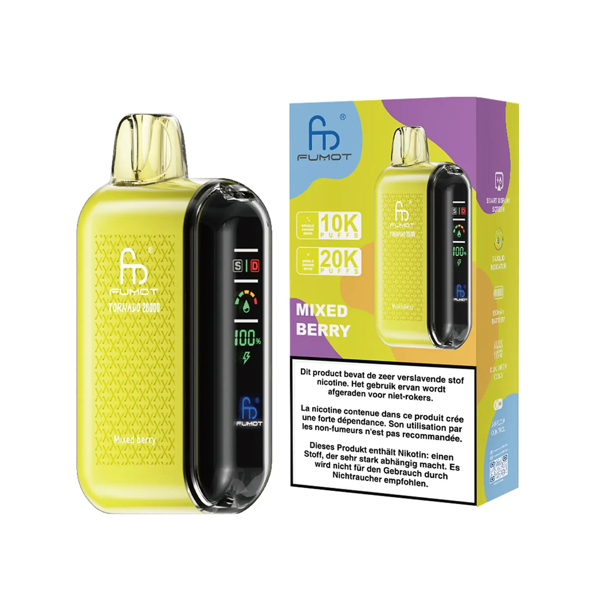 Fumot Tornado Vape 20000 – Fumot Tornado Vape 20000 - Mixed Berry