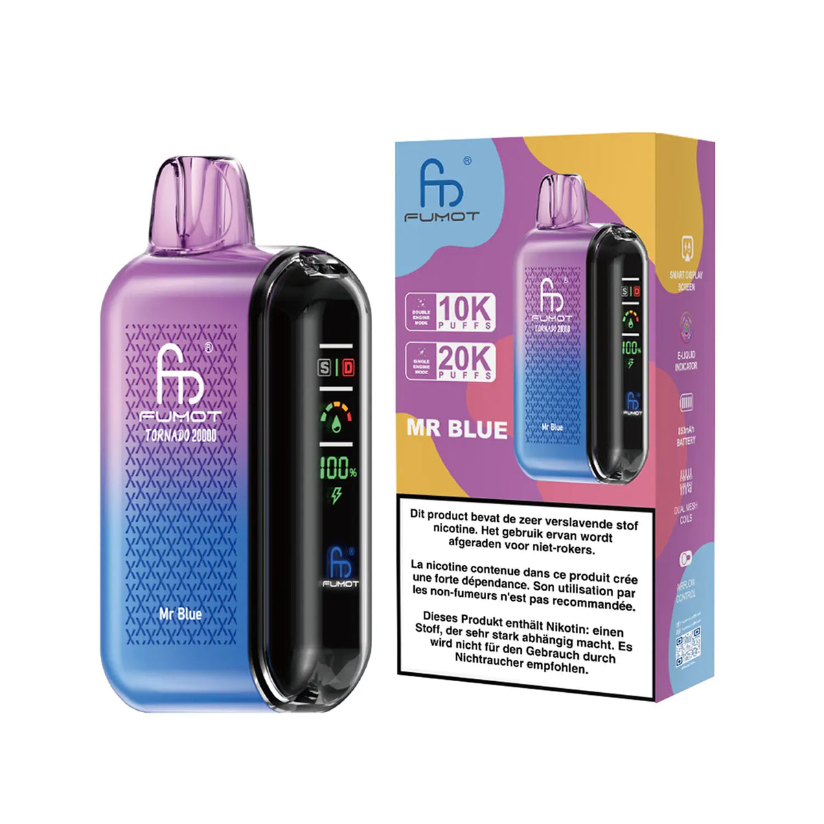 Fumot Tornado Vape 20000 – Fumot Tornado Vape 20000 - Mr. Blue