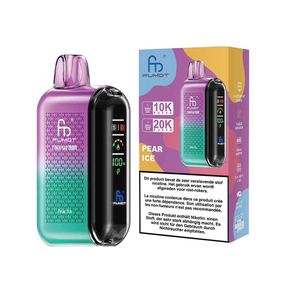 Fumot Tornado Vape 20000 – Fumot Tornado Vape 20000 - Pear Ice