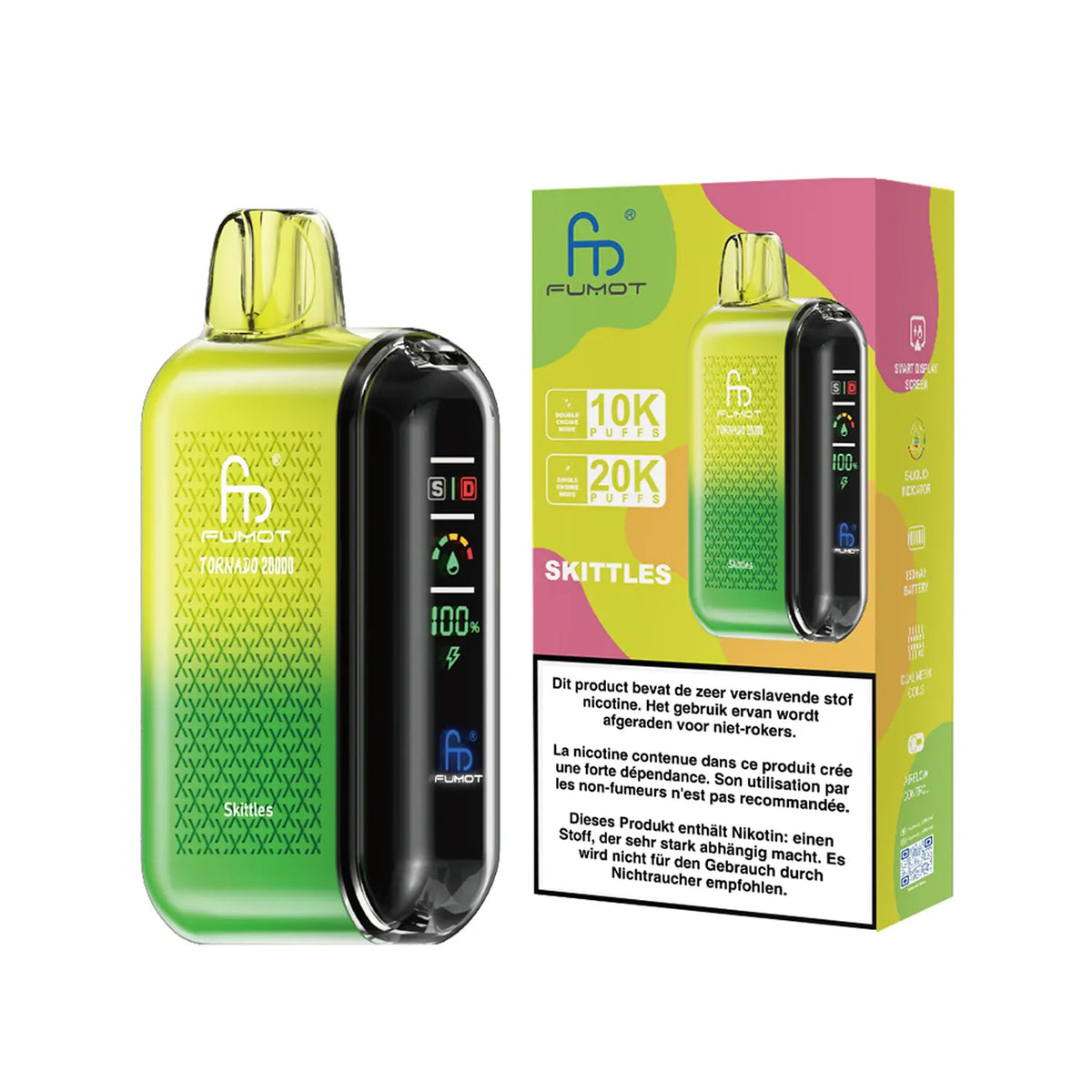 Fumot Tornado Vape 20000 – Fumot Tornado Vape 20000 - Rainbow Candy