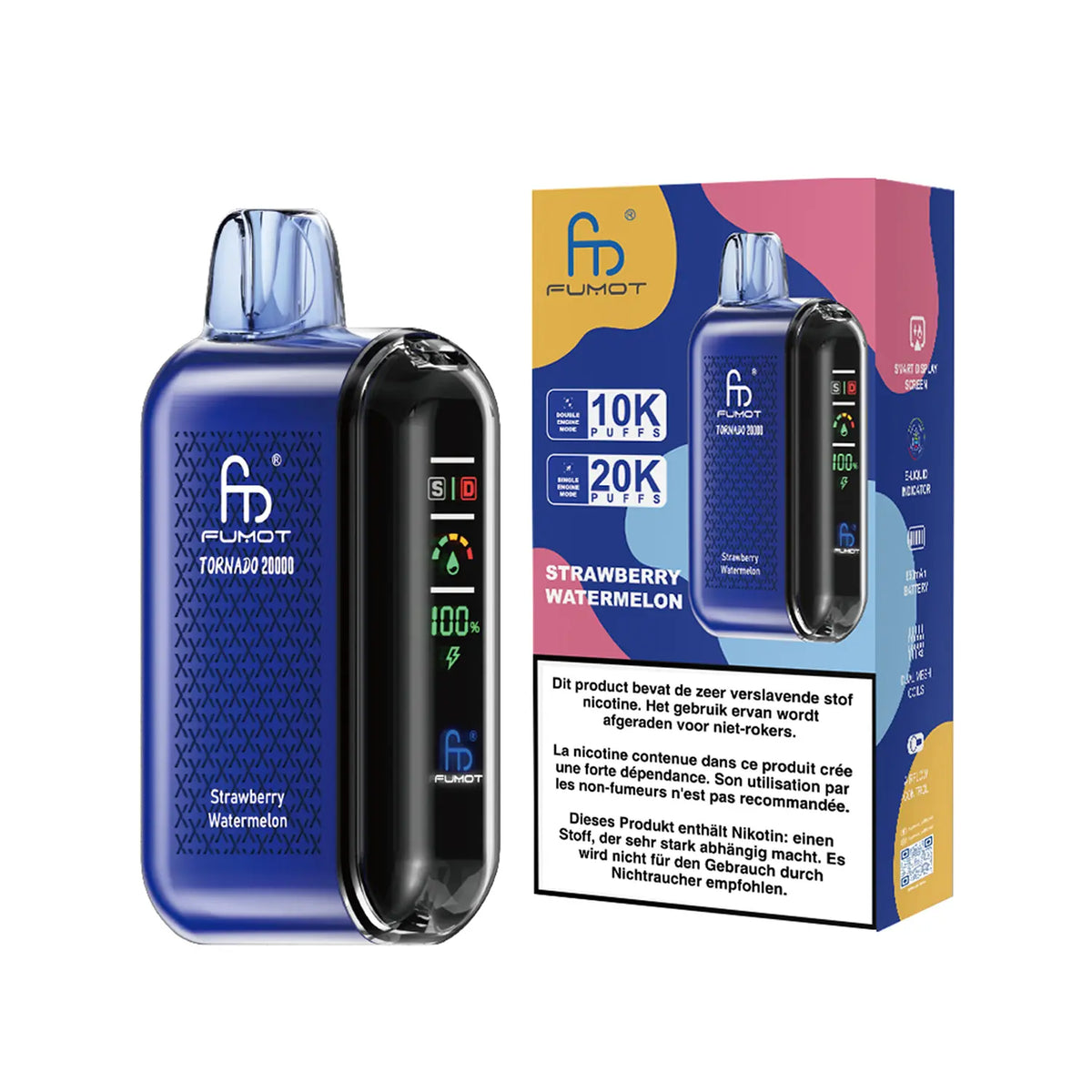 Fumot Tornado Vape 20000 – Fumot Tornado Vape 20000 - Strawberry Watermelon