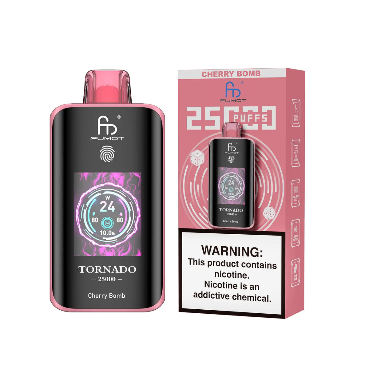 Fumot Tornado Vape 25000 – Fumot Tornado Vape 25000 - Cherry Bomb