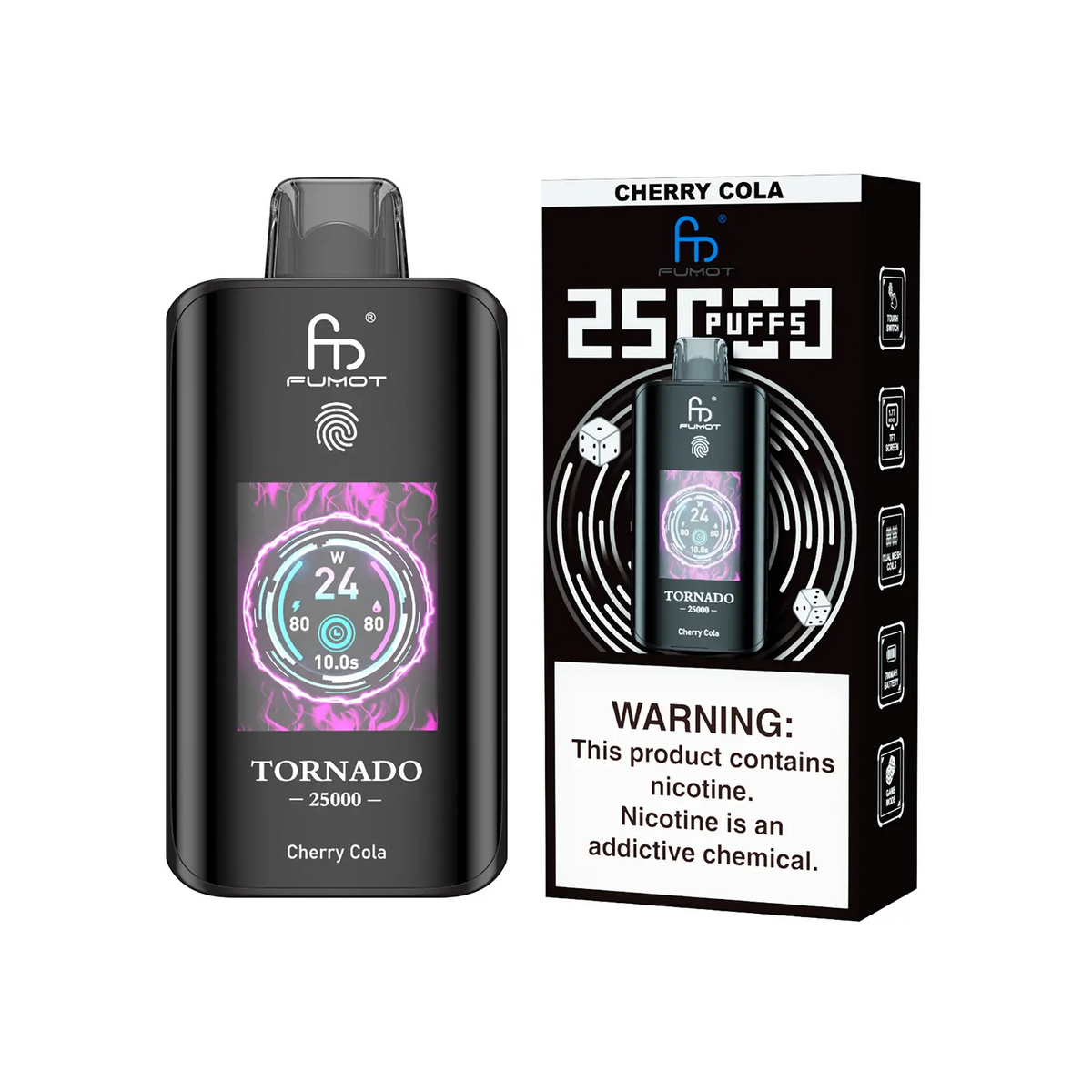 Fumot Tornado Vape 25000 – Fumot Tornado Vape 25000 - Cherry Cola