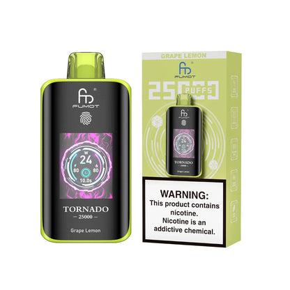Fumot Tornado Vape 25000 – Fumot Tornado Vape 25000 - Grape Lemon