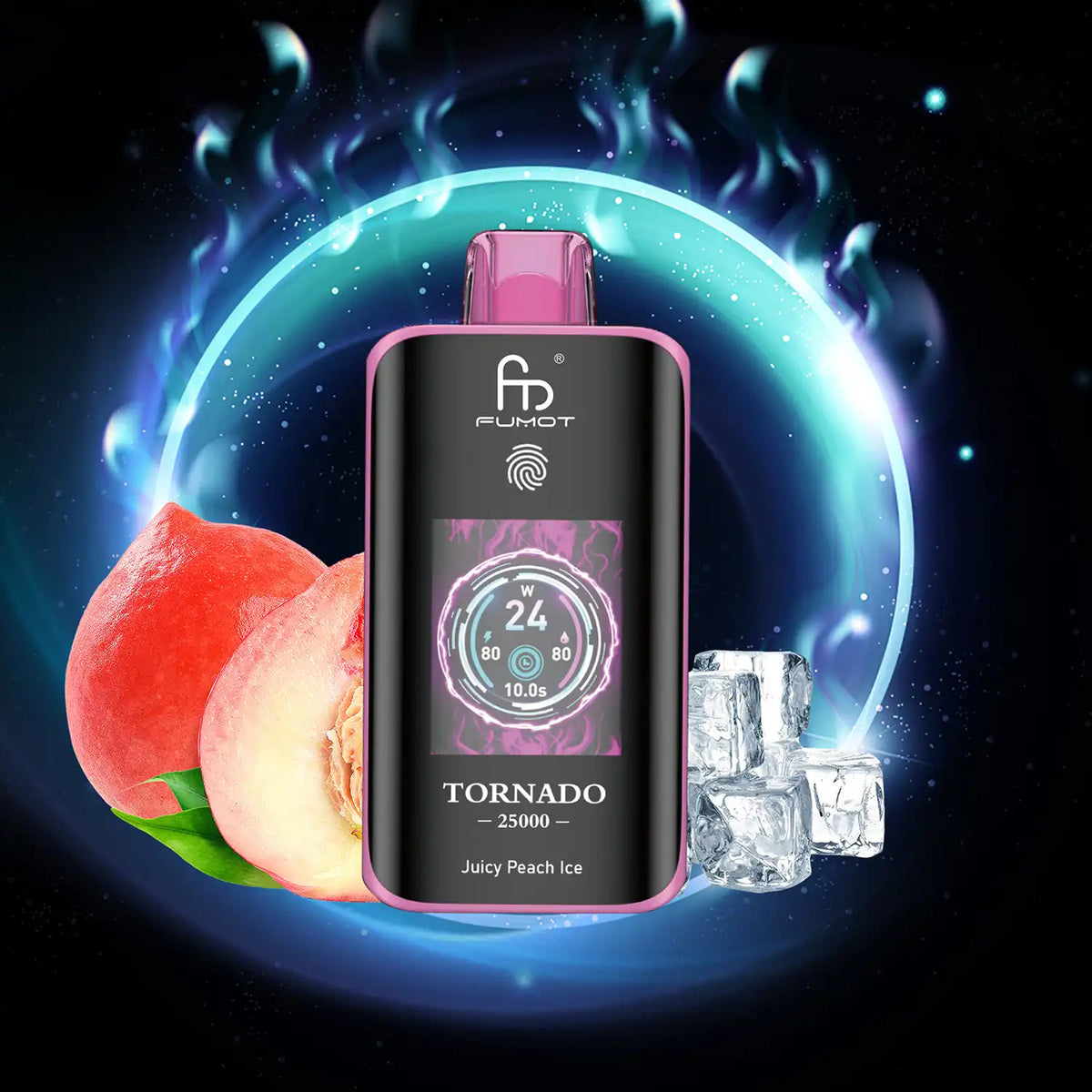 Fumot Tornado Vape 25000 – Fumot Tornado Vape 25000 - Juicy Peach Ice