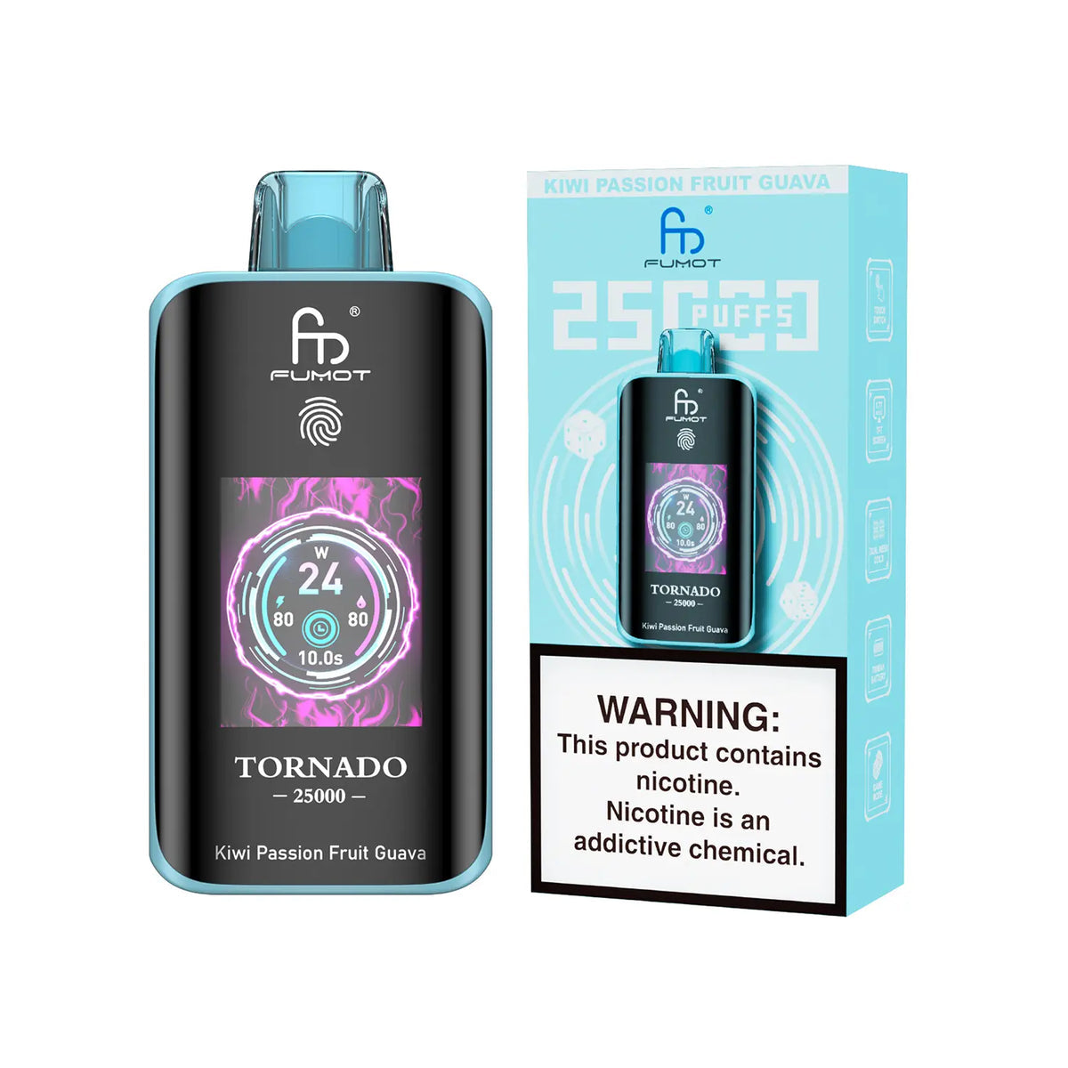 Fumot Tornado Vape 25000 – Fumot Tornado Vape 25000 - Kiwi Passionfruit Guava
