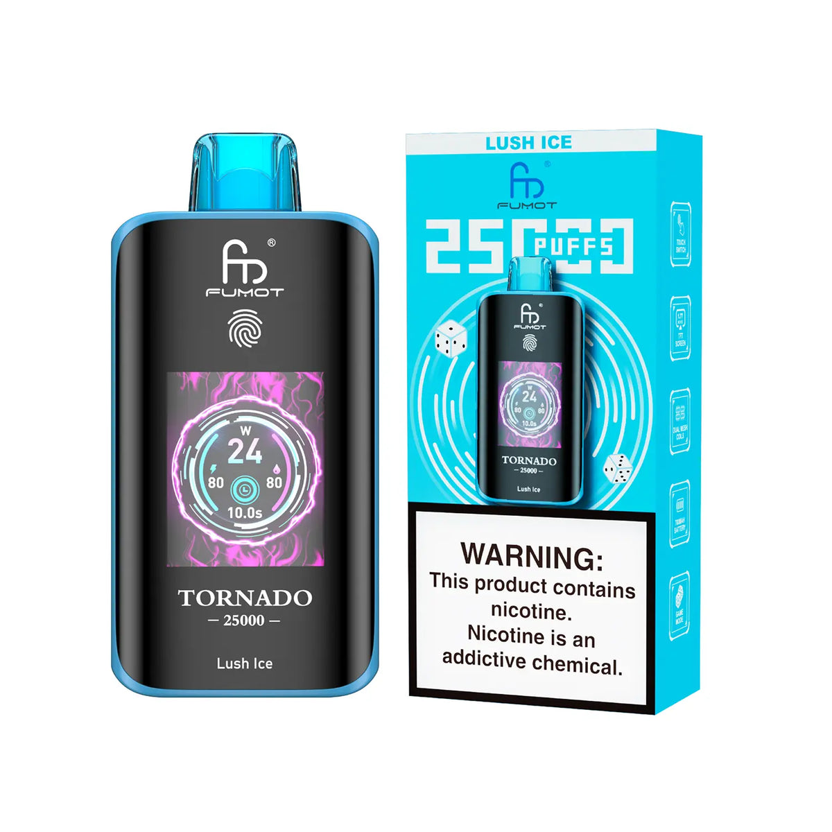 Fumot Tornado Vape 25000 – Fumot Tornado Vape 25000 - Lush Ice
