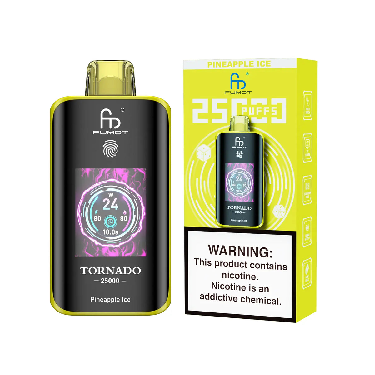 Fumot Tornado Vape 25000 – Fumot Tornado Vape 25000 - Pineapple Ice