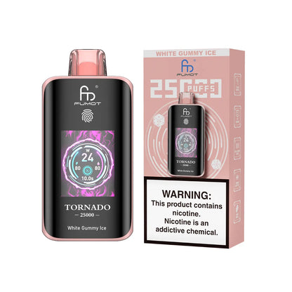 Fumot Tornado Vape 25000 – Fumot Tornado Vape 25000 - White Gummy Ice