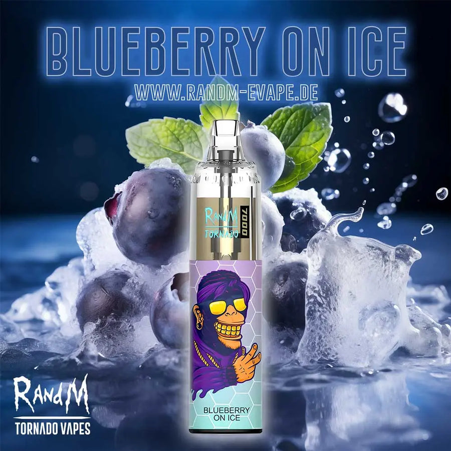 RandM Tornado Vape 7000 – Tornado Vape 7000 - Blueberry On Ice