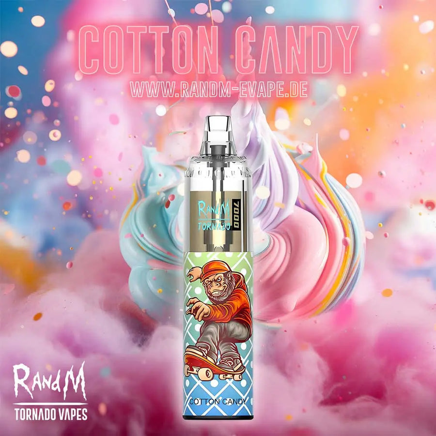 RandM Tornado Vape 7000 – Tornado Vape 7000 - Cotton Candy