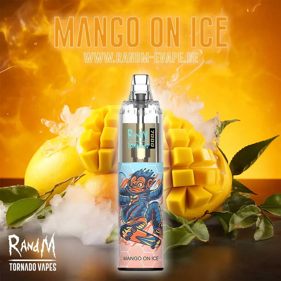 RandM Tornado Vape 7000 – Tornado Vape 7000 - Mango On Ice