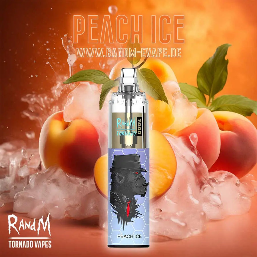 RandM Tornado Vape 7000 – Tornado Vape 7000 - Peach Ice