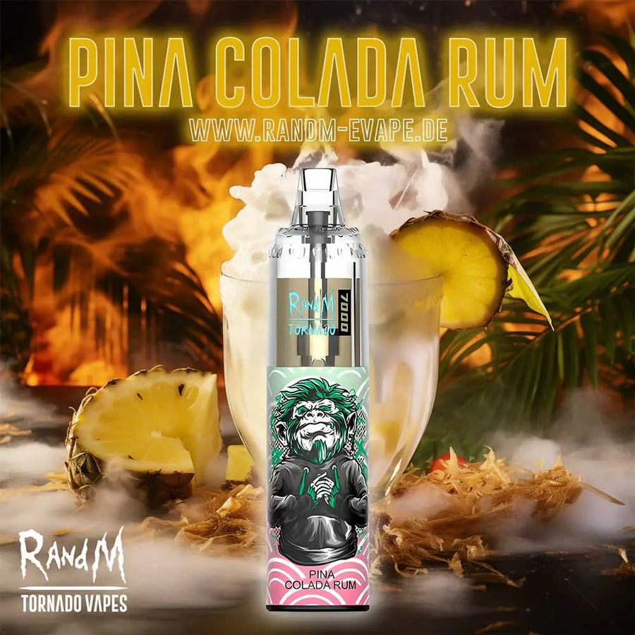 RandM Tornado Vape 7000 – Tornado Vape 7000 - Pina Colada Rum
