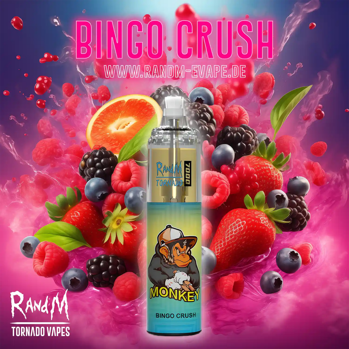 RandM Tornado Vape 7000 – Tornado Vape 7000 - Bingo Crush