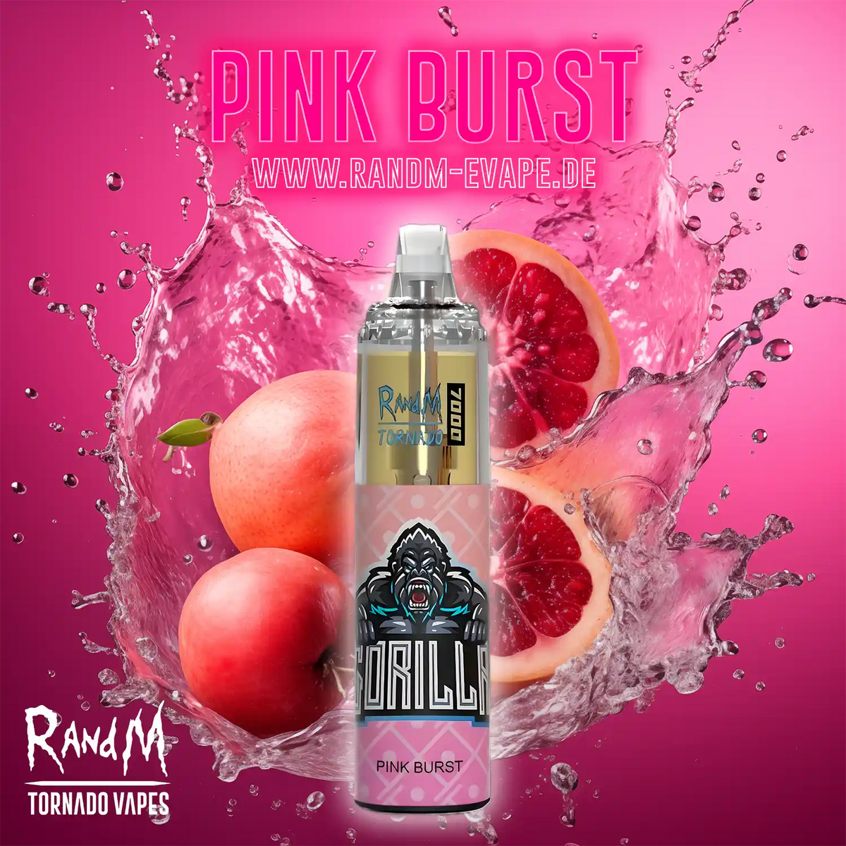 RandM Tornado Vape 7000 – Tornado Vape 7000 - Pink Burst