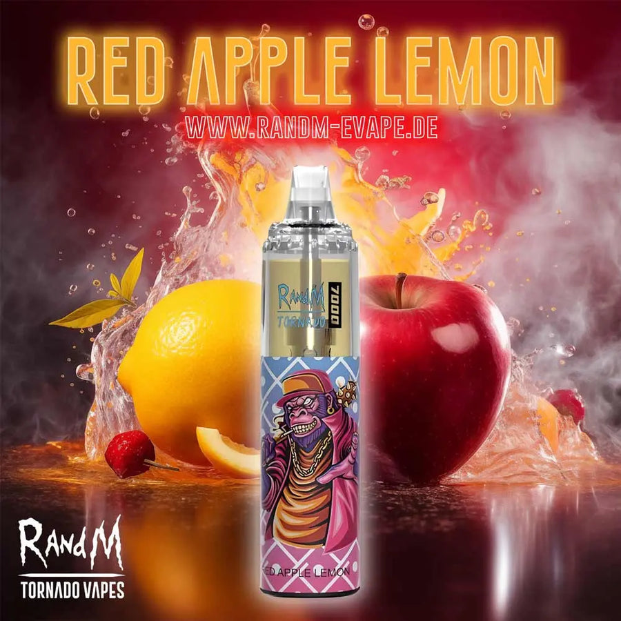 RandM Tornado Vape 7000 – Tornado Vape 7000 - Red Apple Lemon