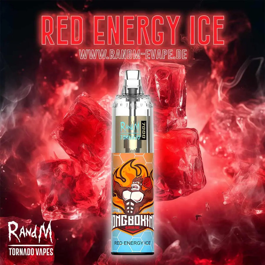 RandM Tornado Vape 7000 – Tornado Vape 7000 - Red Energy Ice