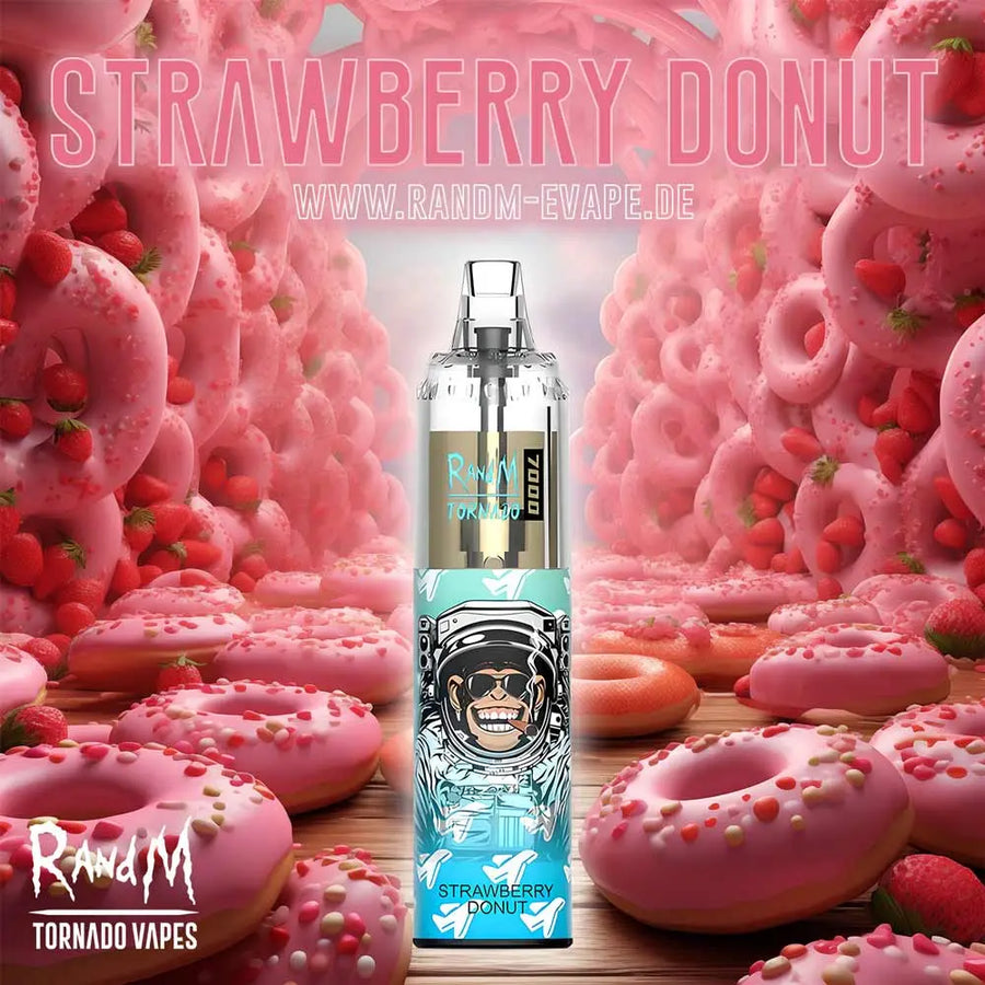 RandM Tornado Vape 7000 – Tornado Vape 7000 - Strawberry Donut