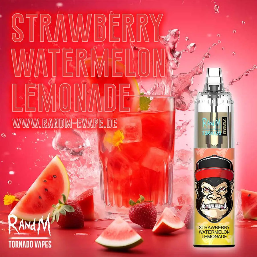 RandM Tornado Vape 7000 – Tornado Vape 7000 - Strawberry Watermelon Lemonade